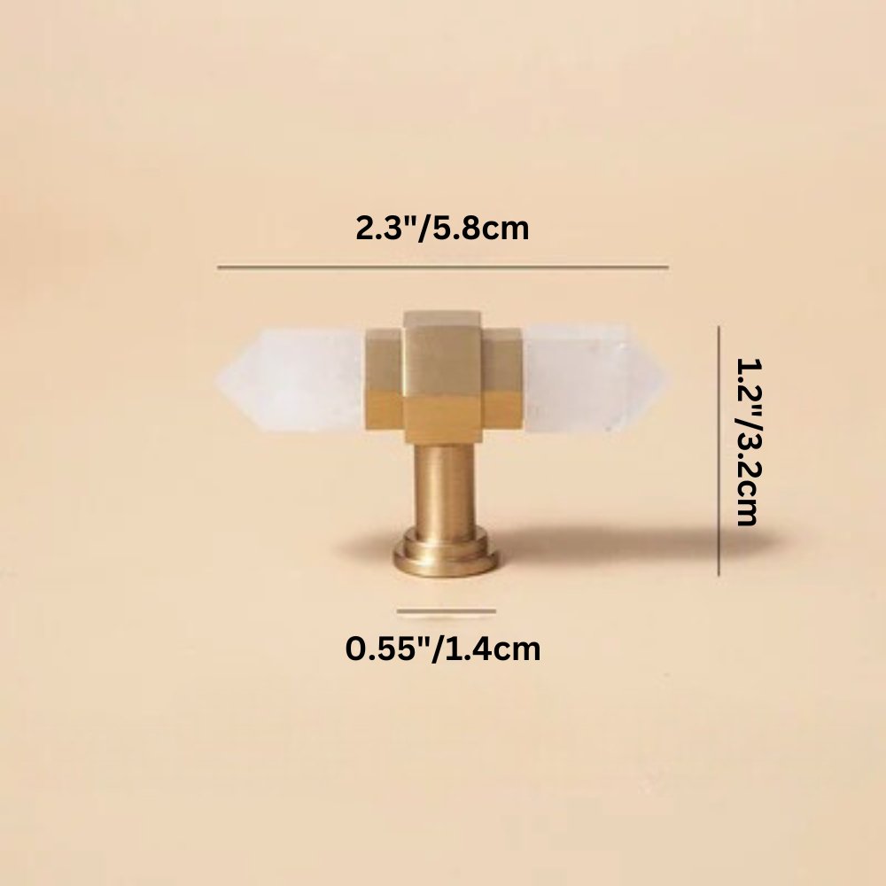 Zakitu Crystal Knob & Pull Bar - Nuvé