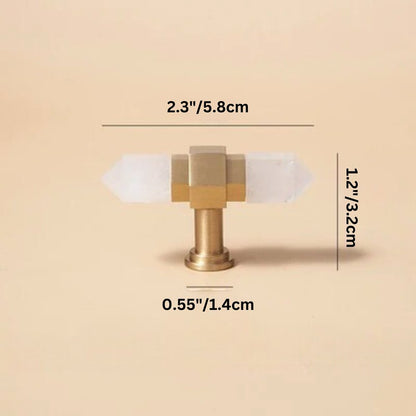 Zakitu Crystal Knob & Pull Bar - Nuvé