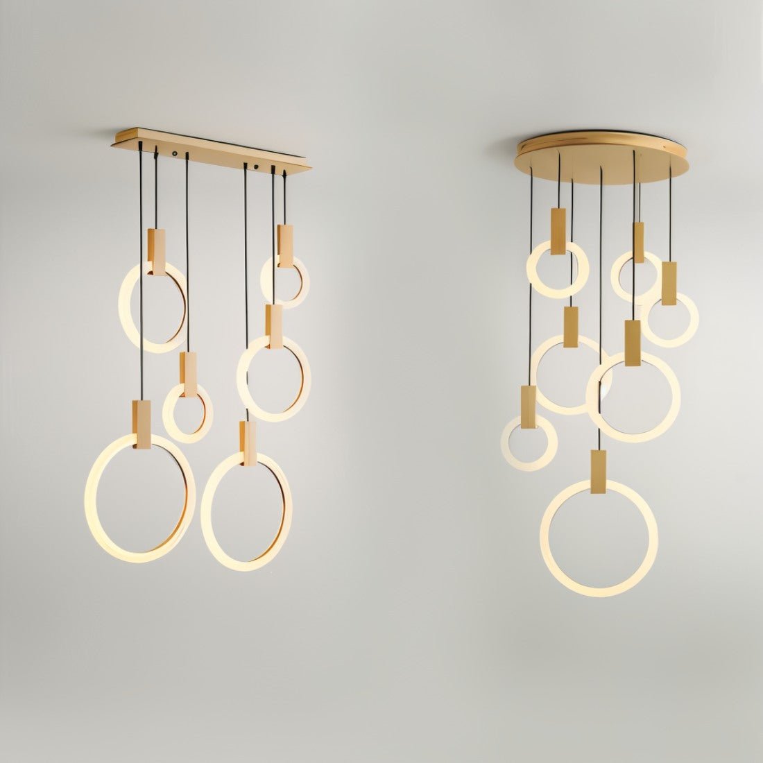 Zalaph Chandelier by Residence Supply featuring multiple glass globes and metal frame, hanging light fixture for elegant interior decor.