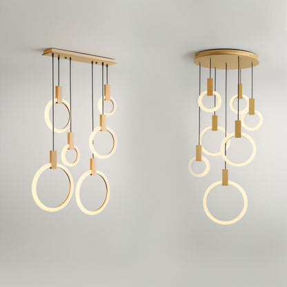 Zalaph Chandelier by Residence Supply featuring multiple glass globes and metal frame, hanging light fixture for elegant interior decor.