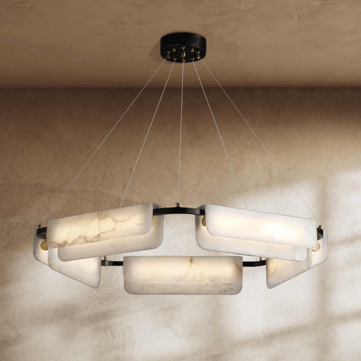 Zazu Alabaster Chandelier - Nuvé