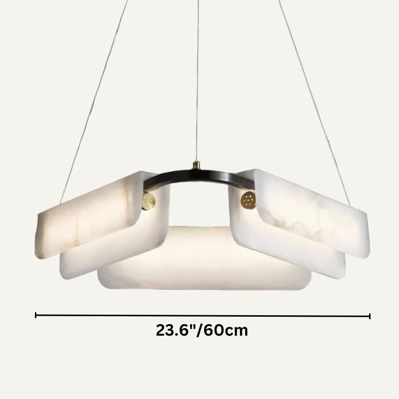 Zazu Alabaster Chandelier - Nuvé