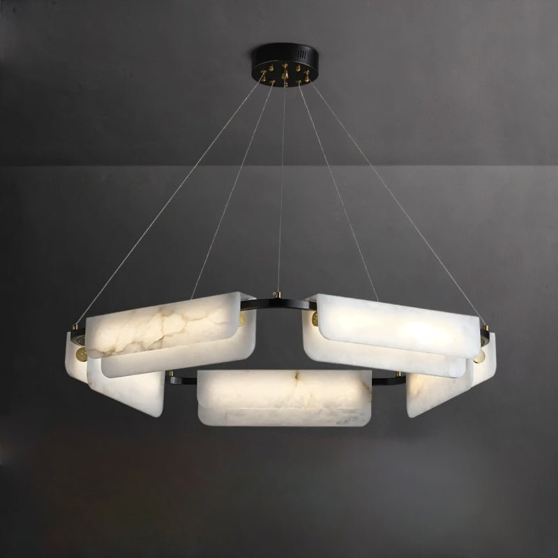 Zazu Alabaster Chandelier - Nuvé