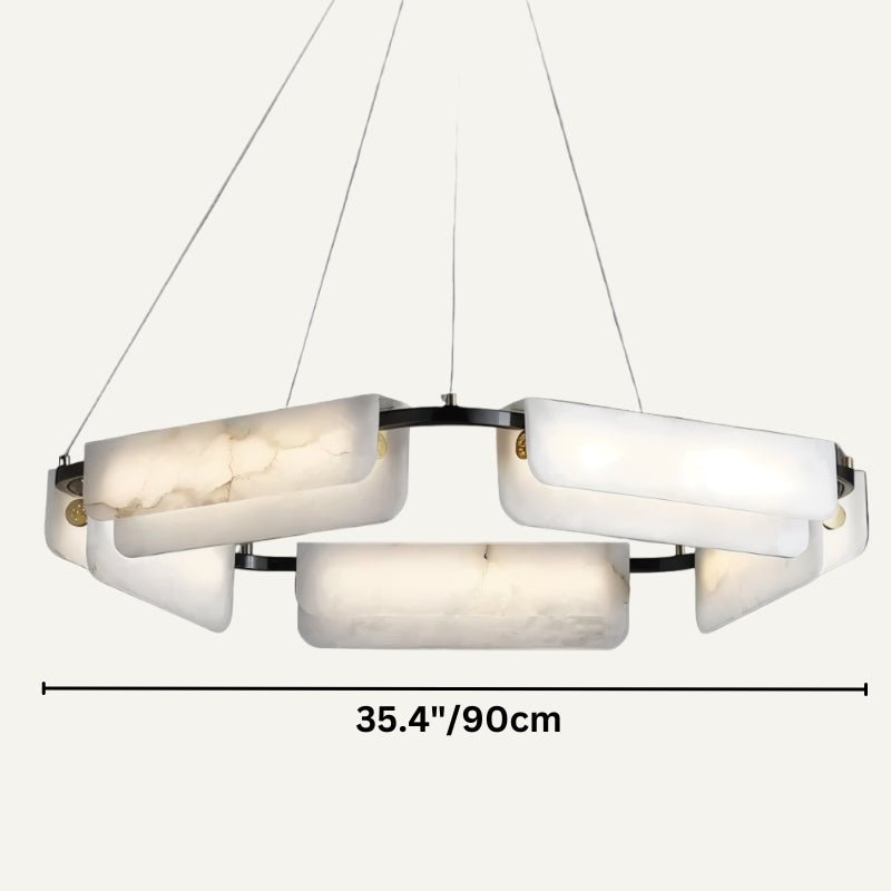 Zazu Alabaster Chandelier - Nuvé