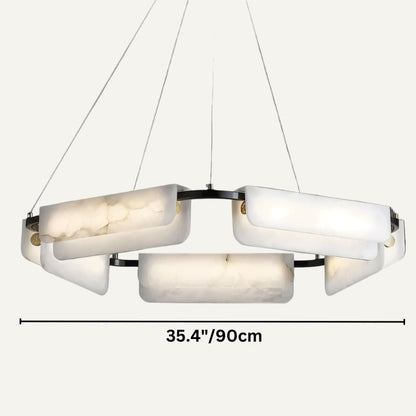 Zazu Alabaster Chandelier - Nuvé