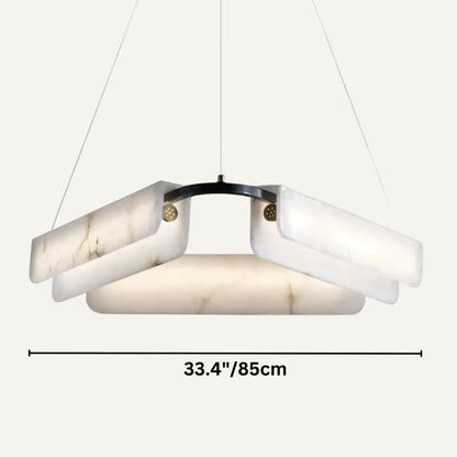 Zazu Alabaster Chandelier - Nuvé