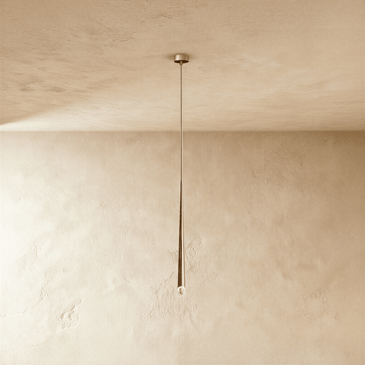 Zimra Staircase Chandelier by Residence Supply featuring multiple glass globes and a sleek metal frame for modern decor.