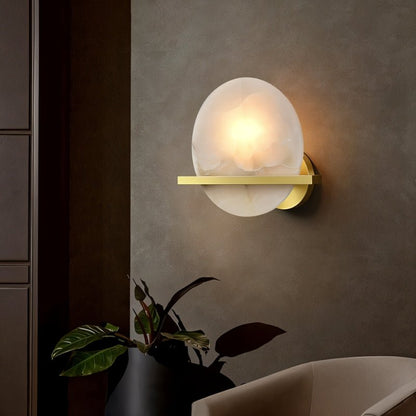 Zivano Alabaster Wall Lamp - Nuvé