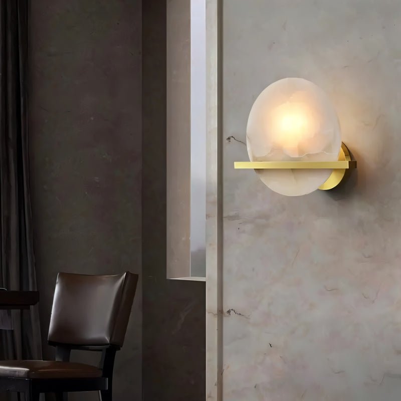 Zivano Alabaster Wall Lamp - Nuvé