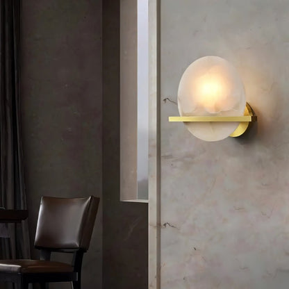 Zivano Alabaster Wall Lamp - Nuvé