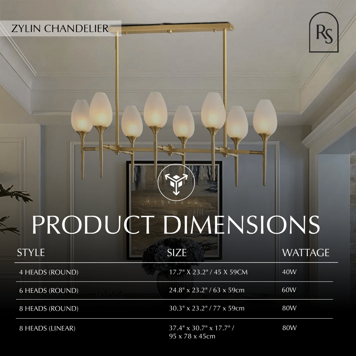 Zylin Chandelier - Nuvé