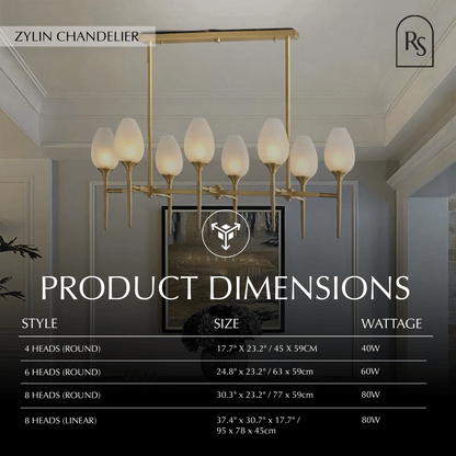 Zylin Chandelier - Nuvé